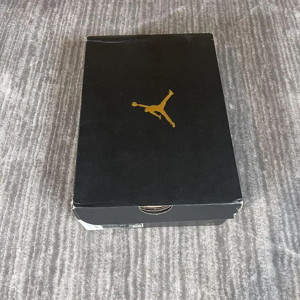Jordan Air Jordan 1 Low Shoes Mens Size 8 Black Arctic Orange Leather 553558-034